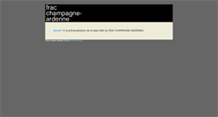 Desktop Screenshot of frac-champagneardenne.videomuseum.fr