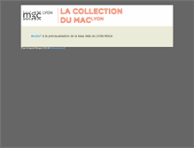 Tablet Screenshot of lyonmoca.videomuseum.fr